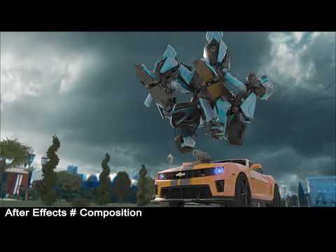 CGI animated Bumblebee (Camaro) vs Mustı (Mustang)  720p low render and making of by Hesenli Ebulfez