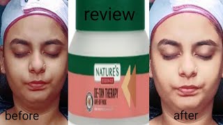 how do you use nature's d tan therapy ||nature's essence d tan therapy review||Queens beauty parlor#