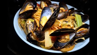 （1分鐘學煮）番茄茴香煮青口Mussel with Tomato and Fennel