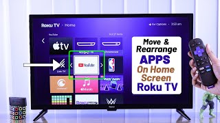 How to Rearrange Apps on Roku TV! [Move Channels on Home Screen]