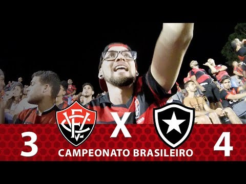 TINHA QUE TOMAR GOL DE KIEZA? - Vitória 3x4 Botafogo [VLOG #120]