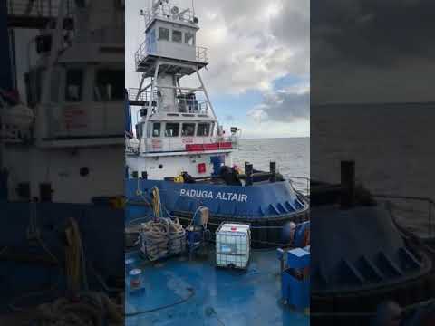 Raduga Altair with Barge Silur delivers Kazakh coal to Gdansk 25.10.2024