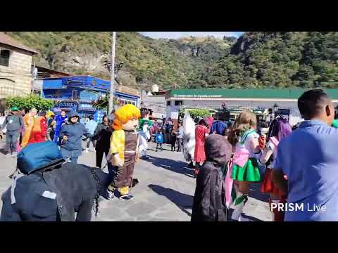 Tradicional convite 11 de Diciembre, Panajachel, Sololá