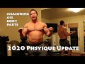 Physique update 2020 - taking all body measurements, how have I changed since 2019?