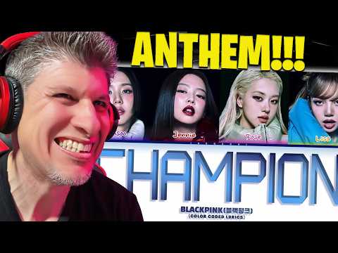 BLACKPINK 'Champion' REACTION | First Time Hearing This!