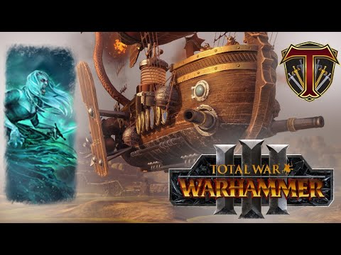 Thunderbarge & Coast Ghost SWARM! Dwarfs vs Vampire Coast - Total War Warhammer 3