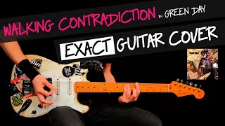 Walking Contradiction Green Day guitar cover by GV + chords