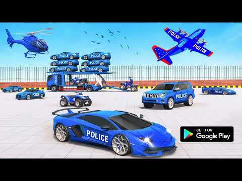 US Police-Car Transport Trucks