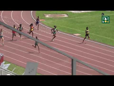 Praise Oforku wins Girls' 200m heat 3 at 14th CAA U18 & U20 African Champion