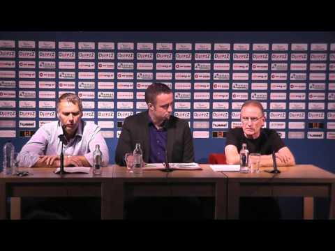 Persconferentie Landstede Basketbal - ZZ Leiden (25-10-2015)