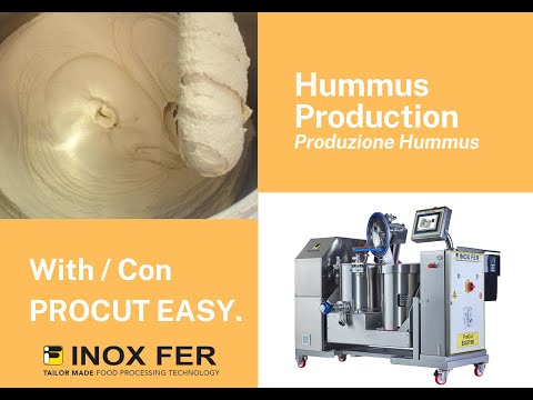 Hummus Production with Procut Easy Industrial Vacuum Cooker