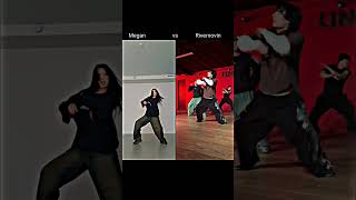 No hands | Megan Katseye vs Rivernovin  #nohands #shortsfeed