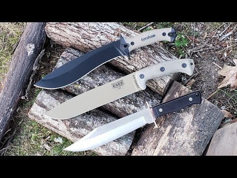 Esee Junglas, Kershaw Camp 10 and Schrade Old Timer Bowie failed review!!