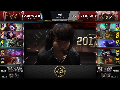 FW Maple Leblanc VS G2 Perkz Ryze Highlights   2017 MSI Group Stage D1 Flash Wolves vs G2