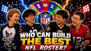 WHO CAN BUILD THE BEST NFL ROSTER WITH THE RANDOM WHEEL SPINNER
