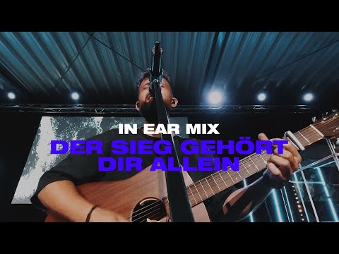 Der Sieg gehört dir allein (Battle belongs) | Acoustic Guitar Playthrough | In Ear Mix