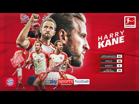Harry Kane's record-breaking debut season in the Bundesliga! 🤩