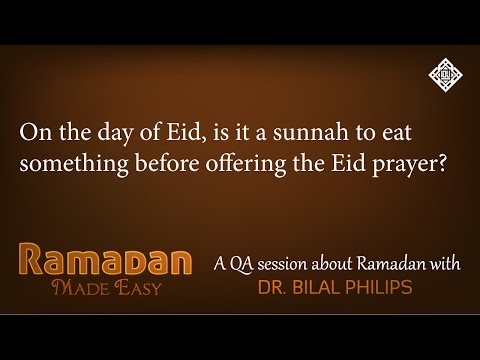 download lagu mp3 mp4 Eating Before Eid Prayer, download lagu Eating Before Eid Prayer gratis, unduh video klip Eating Before Eid Prayer