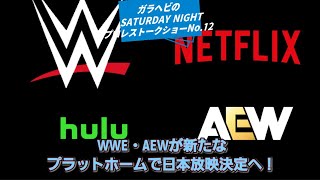 ガラヘビのSATURDAY NIGHTプロレストークショーNo.12 WWE ・AEWが新たなプラットホームで日本放映決定へ！