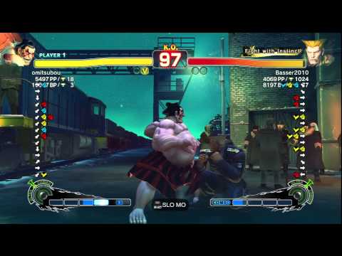 omitsubou [E. Honda] vs. Basser2010 [Guile] | SSF4 AE