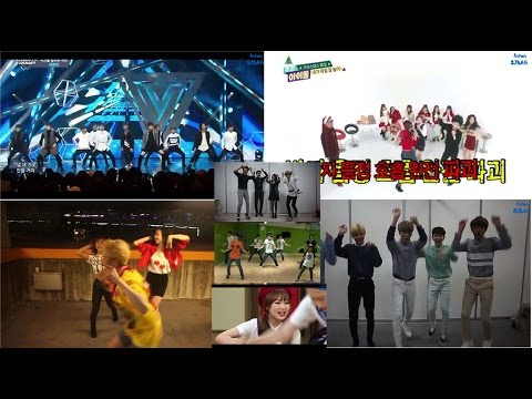 Idol Sing & Dance to Super Junior Part 1 (GOT7 Seventeen Shinee Zea Dongjun Twice Lovelyz SMTOWN)