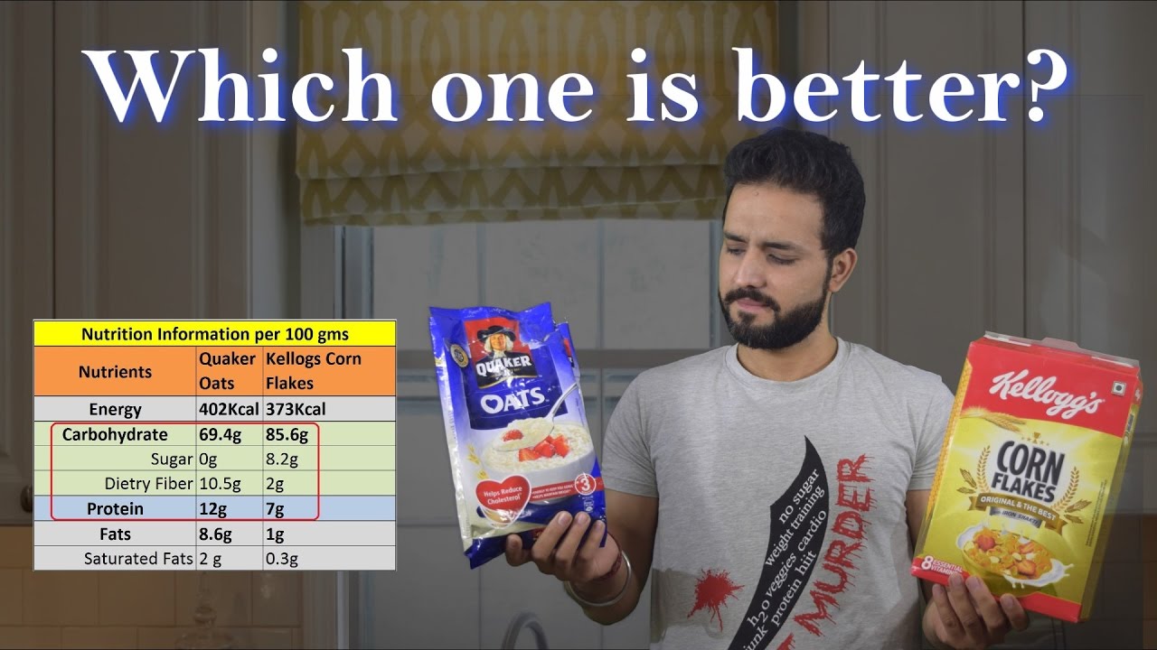 Oats Vs Corn Flakes | Which is a Better Breakfast | Hindi