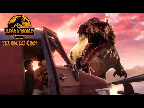 Sobrevivendo ao violento ataque de Becklespinax | Jurassic World: Teoria do Caos | Netflix