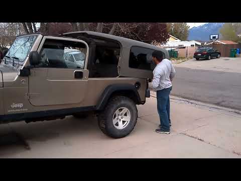 Jeep Wrangler TJ Unlimited ~ LJ Hardtop Removal