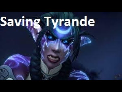 Saving Tyrande from The Night's Warrior Power (Full Quest and Cinematic)