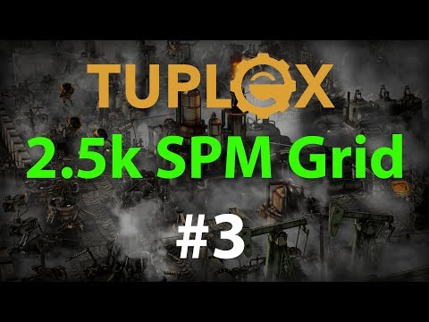 Factorio 2,500 SPM Grid Megabase #3 - Blue science