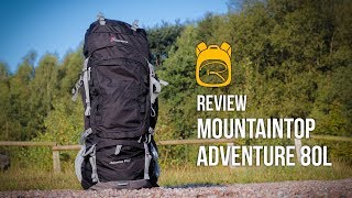 Mountaintop Adventure 80 Liter - Review auf Deutsch - Rucksack Test