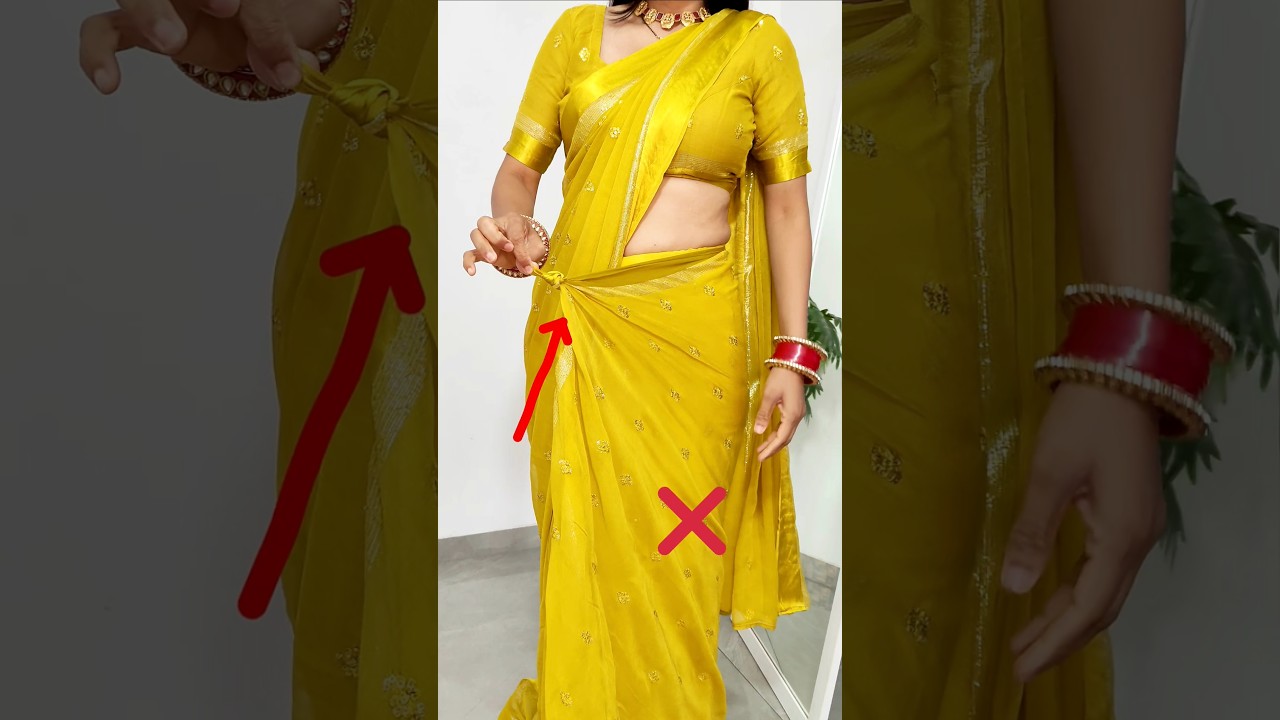 basic saree Draping Tutorial #rekhamishra #saree #drape