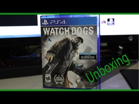 Unboxing / Unwrapping PS4 Watch Dogs Standard Edition
