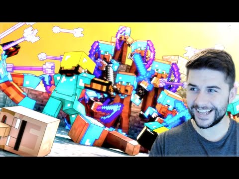 Reacting To ANNOYING VILLAGERS! 13-14 Minecraft Animations!