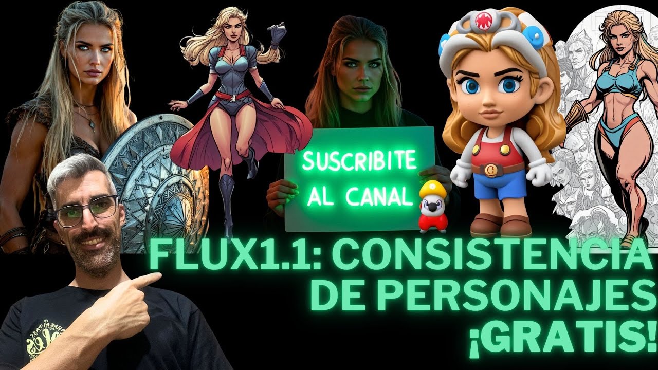 Crea Personajes Consistentes con con FLUX IA - ¡Fácil y Rápido!