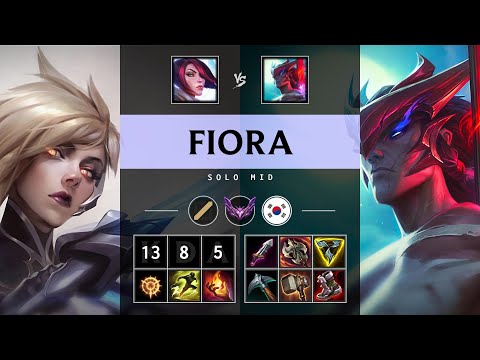 Fiora Mid vs Yone - KR Master Patch 25.15