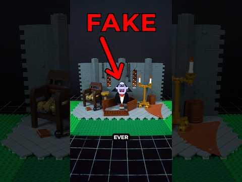 This LEGO Build is FAKE! #lego #vampire #photography #afol