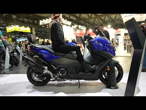 New 2026 YAMAHA TMAX 560 at EICMA show Italy