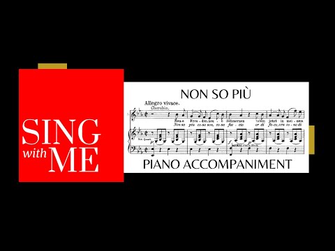Non so piu - Accompaniment - Mozart