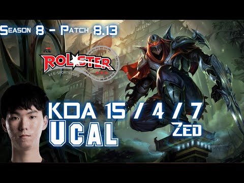 KT Ucal ZED vs KLED Mid - Patch 8.13 KR Ranked