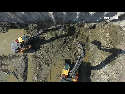 VERBUND-Gemeinschaftskraftwerk Gratkorn: Baufortschritt (Mai 2022)