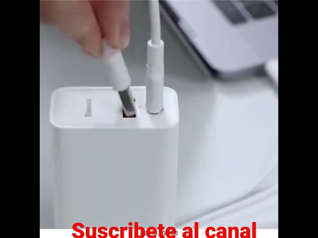 Vídeo relacionado con AISENS - CARGADOR 20W. 1xUSB-C PD3.0. 1xUSB-A QC3.0. BLANCO