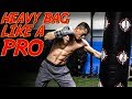8 Round Boxing Heavy Bag Workout (beginner to advanced)