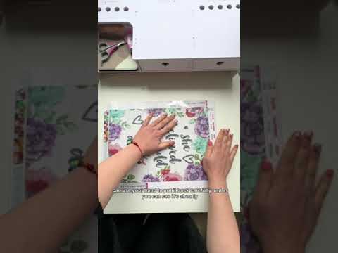 💎 How to flatten new canvases?!  |  Diamond Painting Hack  |  Tips and Tricks ✨