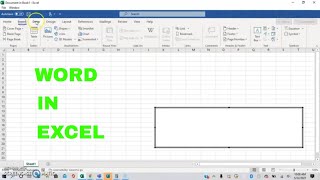 How To Insert A Word Document Into Your Excel Sheet With Ease! Little Known Feature #Tutorial,