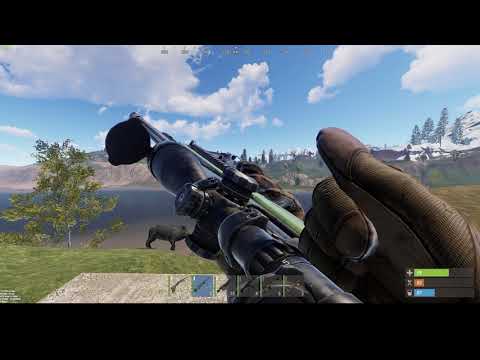 Rust L96 and 8x Scope range test