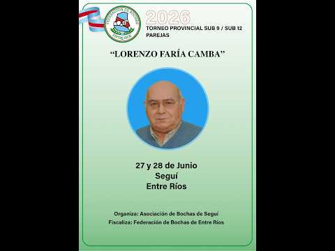 TORNEO ENTRERRIANO SUB-12 Y SUB-9 EN SEGUÍ - ENTRE RÍOS - EN VIVO