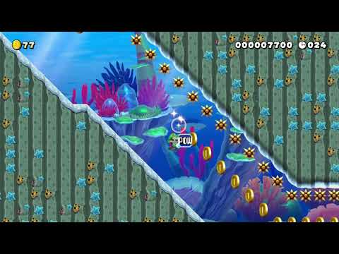 Water Speedrun (50 seconds) by Mr  Mike17 🍄 Super Mario Maker 2 🍄 No Commentary aan