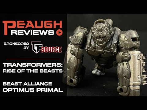 Video Review: Transformers: Rise of the Beasts - Beast Alliance OPTIMUS PRIMAL Battle Master