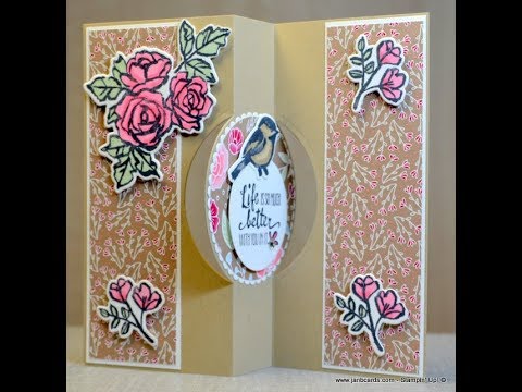 No. 462 - HOW TO.....Partial Die Cutting - JanB UK #7 Top Stampin' Up! Independent Demonstrator